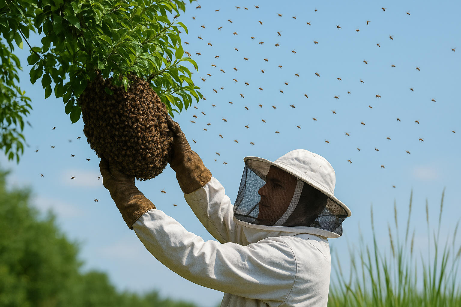Captura de Enjambres de Abejas